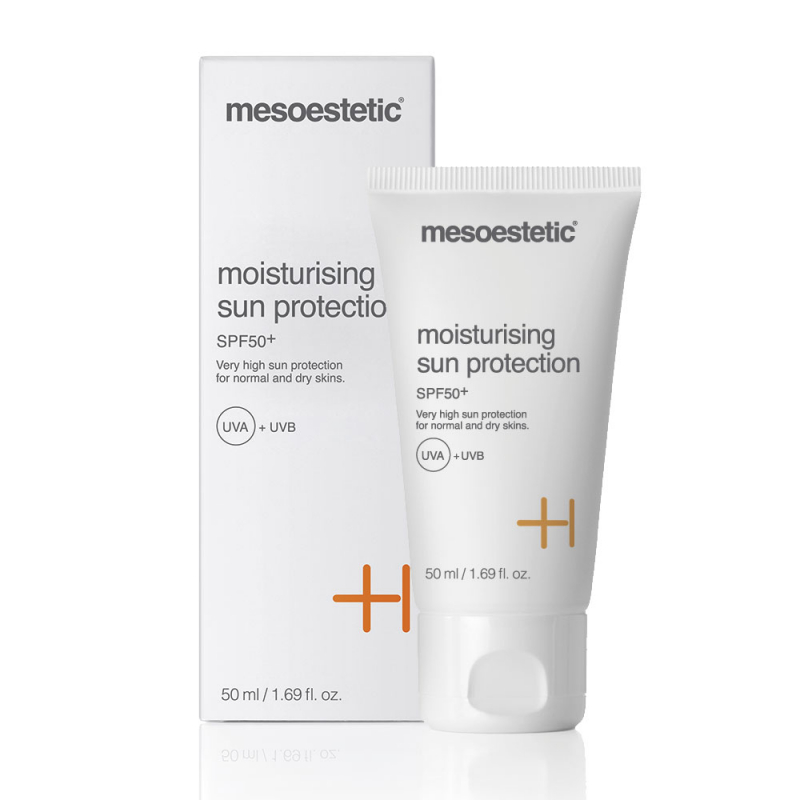 Kem chống nắng dưỡng ẩm và bảo vệ da hoàn hảo Mesoestetic moisturizing sun protection spf 50+ 